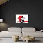 Trash Polka - Female Samurai by Nicklas Gustafsson (12"H x 18"W x 1.5"D)