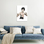 Bruce Lee by Inked Ikons (18"H x 12"W x 1.5"D)