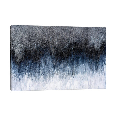 Silver Spark by Nikki Chauhan (12"H x 18"W x 1.5"D)