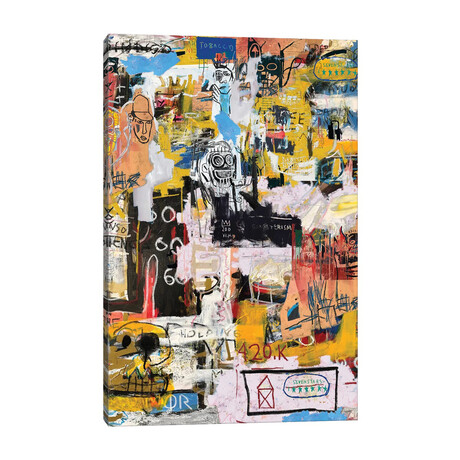 Basquiat World by PinkPankPunk (18"H x 12"W x 1.5"D)