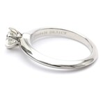 Tiffany & Co. // Platinum Solitaire Ring With Diamond // Ring Size: 5.5 // Store Display