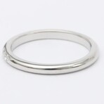 Tiffany & Co. // Platinum Classic Band Ring With Diamond // Ring Size: 5.5 // Store Display