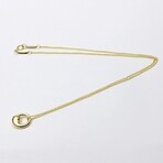 Tiffany & Co. // 18k Yellow Gold Elsa Peretti Eternal Circle Necklace // 15.74" // Store Display