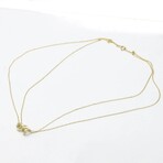 Tiffany & Co. // 18k Yellow Gold Infinity Necklace // 16.14" // Store Display