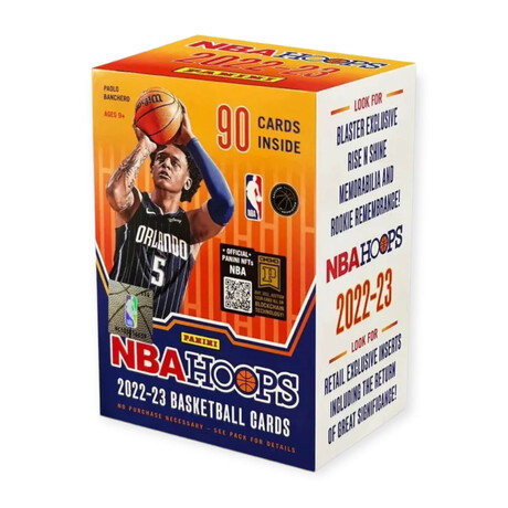 2022-23 Panini NBA Hoops Blaster Box // Chasing Rookies (Banchero, Mathurin, Ivey Etc.) // Sealed Box of Cards