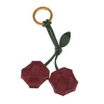 Leather Key Chain // Red // Store Display