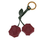 Leather Key Chain // Red // Store Display