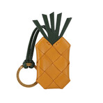 Intrecciato Leather Key Chain // Store Display