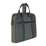 Intrecciato Leather Messenger // Store Display