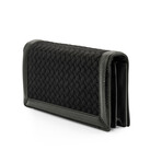 Leather + Wool Shoulder Bag // Store Display