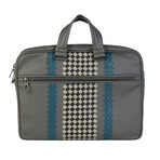 Intrecciato Leather Messenger // Store Display