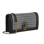 Olimpia Leather + Lurex Trim Shoulder Bag // Store Display