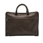 Intrecciato Leather Messenger Bag // Store Display