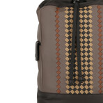 Canvas + Leather Backpack // Store Display