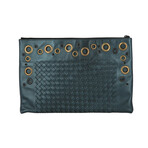 Leather Clutch // Blue // Store Display