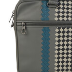 Intrecciato Leather Messenger // Store Display