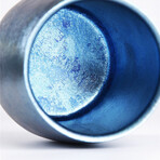 Titanium Double Walled Coffee Cup // Blue