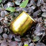 Titanium Double Walled Coffee Cup // Golden