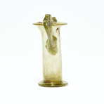 Ancient Roman Glass Flask // 3rd-4th Century AD