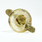 Ancient Roman Glass Flask // 3rd-4th Century AD