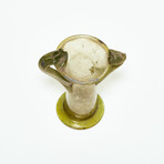 Ancient Roman Glass Flask // 3rd-4th Century AD