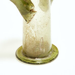 Ancient Roman Glass Flask // 3rd-4th Century AD