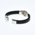 Roman Coin of Hadrian 117-138 AD // Men's Leather Bracelet