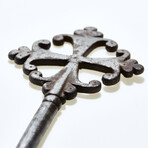 Coptic Ethiopia // Rare Silvered-Iron Priest’s Cross