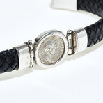 Roman Coin of Hadrian 117-138 AD // Men's Leather Bracelet