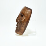 Spooky 1920's-1930's Wooden Face