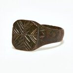 Medieval Ring With Cross // 9th - 14th century AD