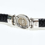 Roman Coin of Hadrian 117-138 AD // Men's Leather Bracelet