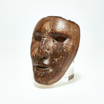 Spooky 1920's-1930's Wooden Face