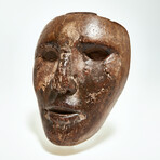 Spooky 1920's-1930's Wooden Face