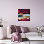 Crimson Sky by SpaceFrog Designs (12"H x 12"W x 1.5"D)