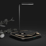 INNODUDE Desk Lamp With Wireless Charger // Black