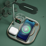 INNODUDE Desk Lamp With Wireless Charger // Green