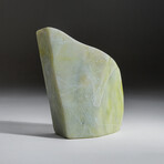 Genuine Polished Apple Green Jade Freeform // 1.75 lb