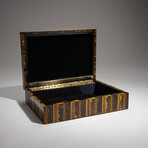Genuine Polished Tiger's Eye Jewelry box // 2.15 lb