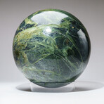 Polished Nephrite Jade Sphere // 65 lb