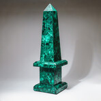 Malachite Obelisk V.1 // 16.5 lb
