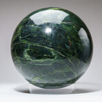 Polished Nephrite Jade Sphere // 65 lb