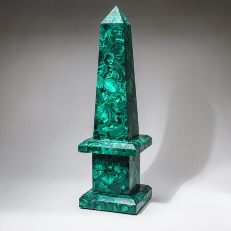 Malachite Obelisk V.1 // 16.5 lb