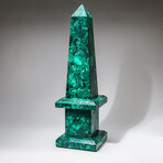 Malachite Obelisk V.1 // 16.5 lb