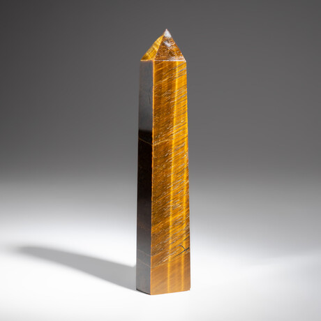 Genuine Polished Tiger's Eye Point // 0.8 lb