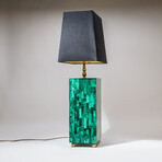 Malachite Lamp V.1 // 14.5 lb