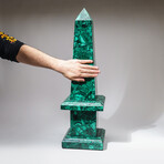 Malachite Obelisk V.2 // 16.5 lb