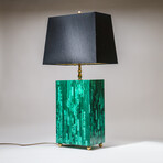 Malachite Lamp V.1 // 14.5 lb