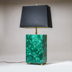 Malachite Lamp V.2 // 14.5 lb