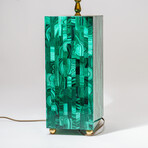 Malachite Lamp V.1 // 14.5 lb